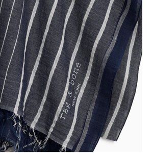 rag & bone Farrah Cotton Linen Scarf - NWT